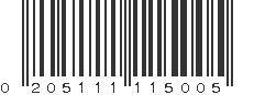 UPC 205111115005