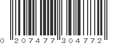 UPC 207477304772