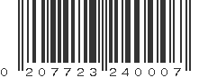 UPC 207723240007