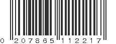 UPC 207865112217