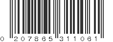 UPC 207865311061