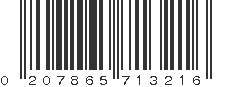 UPC 207865713216