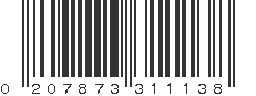 UPC 207873311138