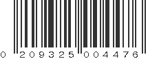 UPC 209325004476