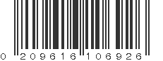 UPC 209616106926