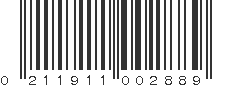 UPC 211911002889