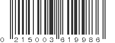 UPC 215003619986