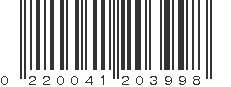 UPC 220041203998