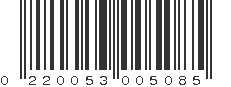 UPC 220053005085