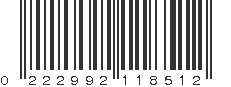 UPC 222992118512