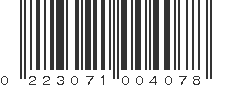 UPC 223071004078