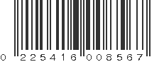 UPC 225416008567