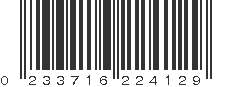 UPC 233716224129