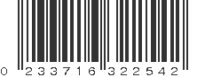 UPC 233716322542