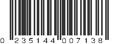 UPC 235144007138