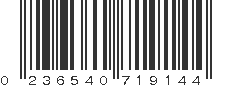 UPC 236540719144