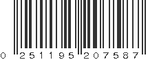 UPC 251195207587