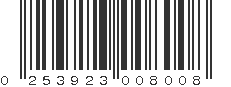 UPC 253923008008