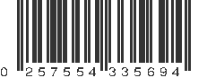 UPC 257554335694