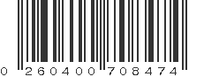 UPC 260400708474