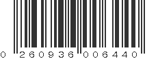 UPC 260936006440