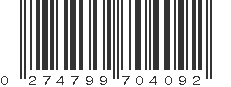 UPC 274799704092