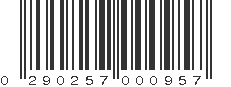 UPC 290257000957