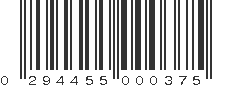 UPC 294455000375