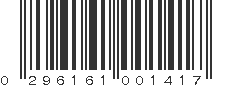 UPC 296161001417