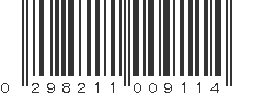 UPC 298211009114