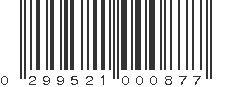 UPC 299521000877