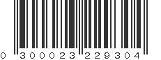 UPC 300023229304