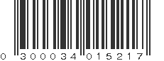 UPC 300034015217