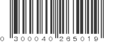 UPC 300040265019