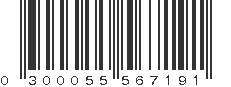 UPC 300055567191