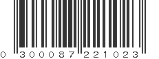 UPC 300087221023