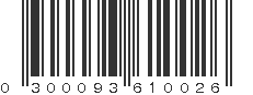 UPC 300093610026