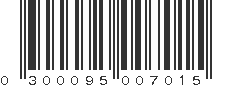 UPC 300095007015