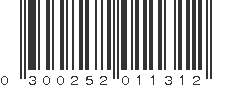 UPC 300252011312