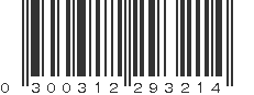 UPC 300312293214