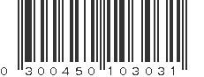 UPC 300450103031