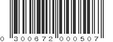 UPC 300672000507