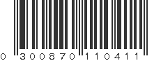 UPC 300870110411