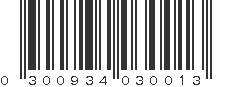 UPC 300934030013