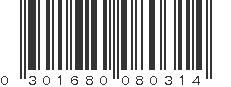 UPC 301680080314