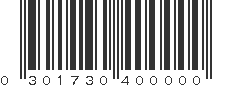 UPC 301730400000