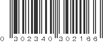 UPC 302340302166