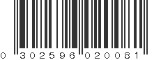 UPC 302596020081