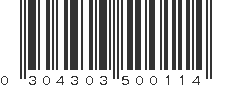 UPC 304303500114