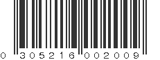 UPC 305216002009